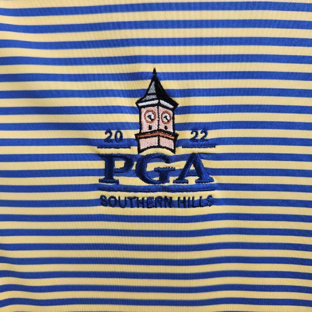RLX Ralph Lauren Shirt Mens XL Yellow PGA 2022 Southern Hills Golf Performance - Picture 3 of 15